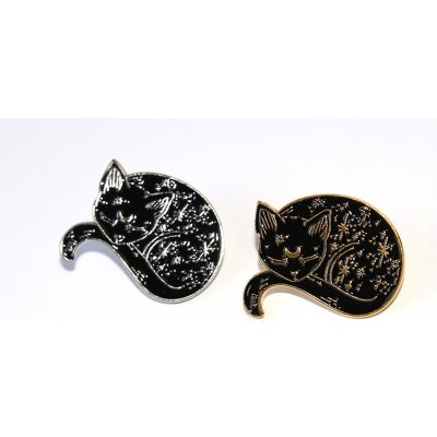 BeCool brož Spící kočka Krásné sny Pocit bezpečí Love cats 3304 – Zboží Dáma