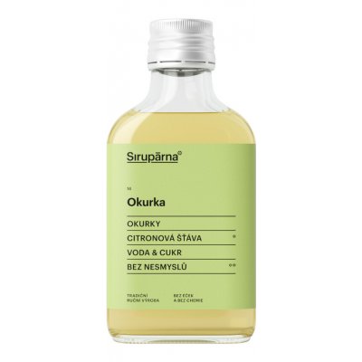 Sirupárna Domácí Okurkový Sirup 100 ml – Sleviste.cz