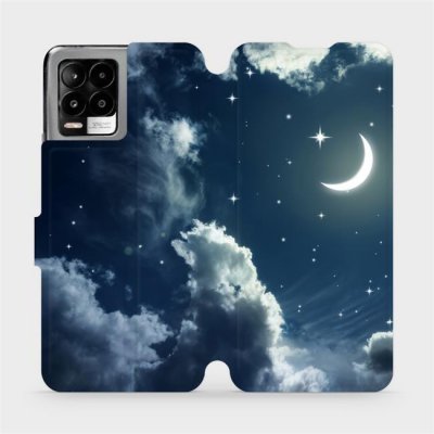 Mobiwear - Realme 8 - V145P Noční obloha s měsícem – Zboží Živě