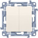 Simon CW6/2L.01/X/41 s orientačním LED podsvětlením řazení 6+6 So krémová 10AX – Hledejceny.cz