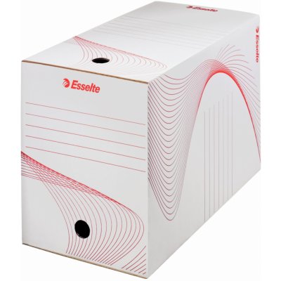 Esselte Archivační krabice - 20,0 x 25,0 x 35,2 cm, bílá – Zboží Mobilmania