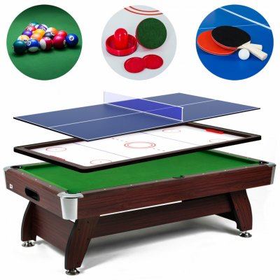 Vip Extra 7 FT višeň/zelený s nástavcem ping-pong/hokej – Zboží Dáma