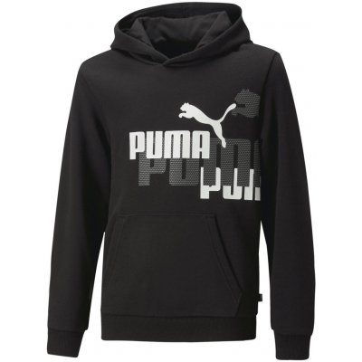 Puma Ess 2 Logo Power hoodie TR B 67326201 Černá – Zboží Mobilmania