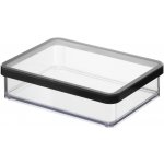 Rotho Loft Dóza Lasagne Black černá RT1160908080 1 l – Zboží Mobilmania