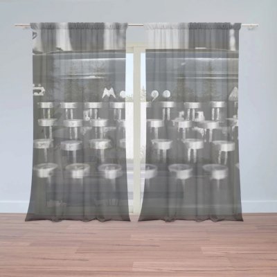 Záclony Psací stroj: 2 ks - 150x250 cm - Sablio – Hledejceny.cz