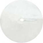 Ruhhy 22228 Deka pod vánoční stromeček chlupatá 150 cm bílá – Zboží Dáma