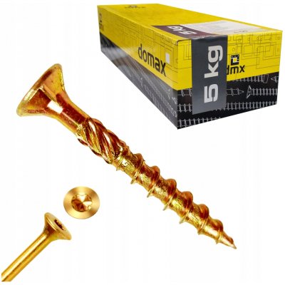 Tesařský vrut Domax 4x45 mm zápustná hlava TORX TX20 5 ks – Hledejceny.cz