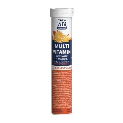 Vitar Maxi Vita Multivit.11vit.+rakyt.pomer. eff.20 tablet – Hledejceny.cz