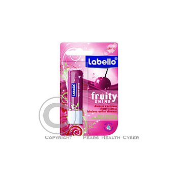 Labello Fruity Shine balzám na rty SPF10 (Cherry) 4,8 g