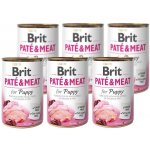 Brit Paté & Meat Puppy Chicken & Turkey 6 x 400 g – Zboží Mobilmania