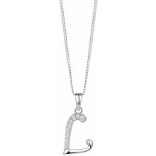 Preciosa Stříbrný náhrdelník písmeno "L" 5380 00L