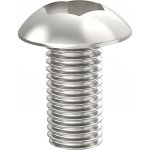 Alusic Šroub M8x20 s půlkulatou hlavou – Zbozi.Blesk.cz