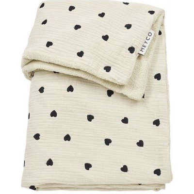 Meyco Mušelínová přikrývka Sweet Heart Soft sand – Zboží Dáma
