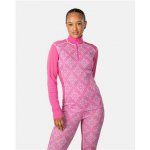 KARI TRAA ISELIN Dámské merino triko růžová – Zboží Mobilmania