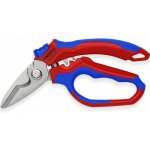KNIPEX 95 05 20 SB Úhlové elektrikářské nůžky s vícesložkovými návleky, zesílenými skelným vláknem leštěno do vysokého lesku 160 mm – Zboží Dáma