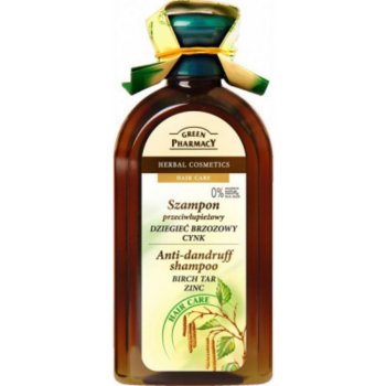 Green Pharmacy šampon proti lupům Březové pupeny a ricinový olej 350 ml