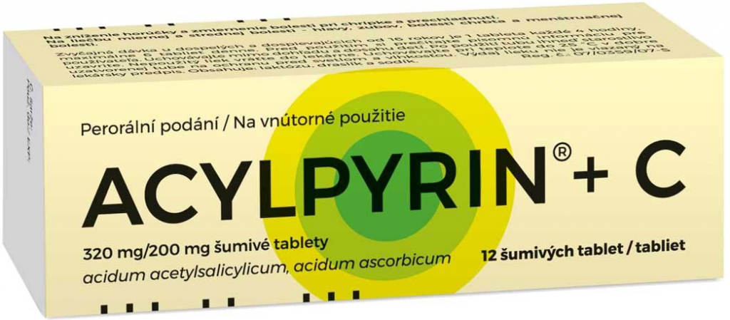 Acylpyrin + C por.tbl.eff.12 od 65 Kč - Heureka.cz