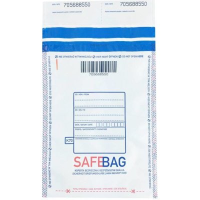 Bezpečnostní obálky SAFEBAG K70 160x245+35 mm – Hledejceny.cz