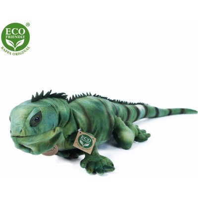 RAPPA - Plyšový leguán zelený 70 cm ECO-FRIENDLY