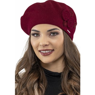 Vivisence dámský baret 7037 bordó – Hledejceny.cz