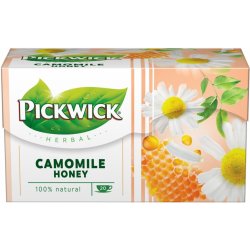 Pickwick Bylinný čaj heřmánek a med 20 x 2,5 g