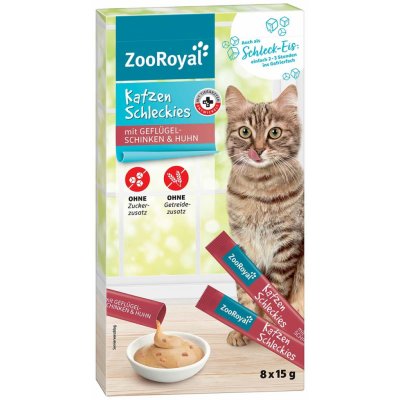 ZooRoyal pamlsky s kuřecím masem a šunkou 8 x 15 g – Sleviste.cz