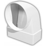 Mikawi Koleno redukce 90° pro větrací potrubí 110x55mm a 100 mm 59-1336 – Hledejceny.cz
