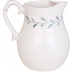 Strömshaga Kameninový džbán Viola Leaf 1,75 l, bílá barva, keramika – Zboží Dáma