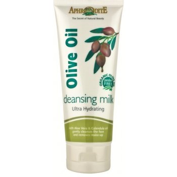 Aphrodite Skin Care olivové čistící mléko na tvář odstraňovač Make-Up 200 ml