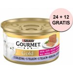 Gourmet Gold Kitten paštika s telecím 24 x 85 g – Hledejceny.cz