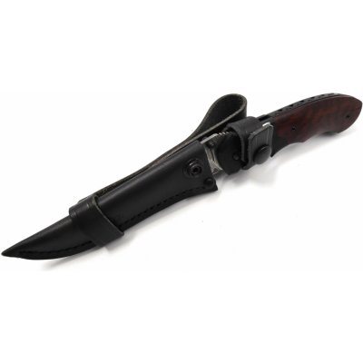 Mikov Pouzdro kožené 0121 386-NH-4 černá – Zboží Dáma