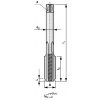 Závitník BUČOVICE TOOLS Závitník ruční sadový din 2181 m6x0,75 2n hss i. (1440611)