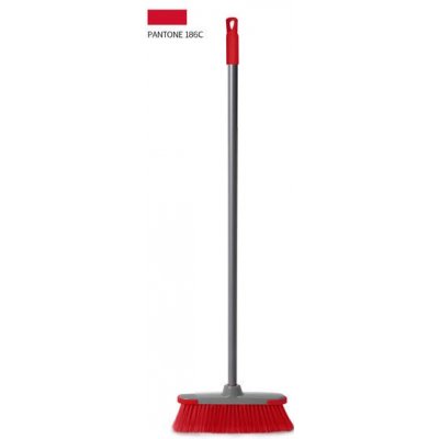 Toro Smeták s násadou červená šedá 28 x 5,5 cm – Sleviste.cz