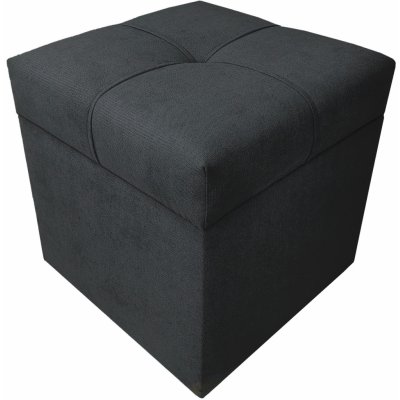Well Done Taburet s úložným prostorem kostka 1 měkká 40x40 různé barvy 100 černá – Zboží Dáma