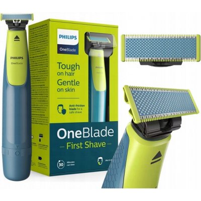 Philips OneBlade First Shave QP1324/20 blankytně modrá – Zbozi.Blesk.cz