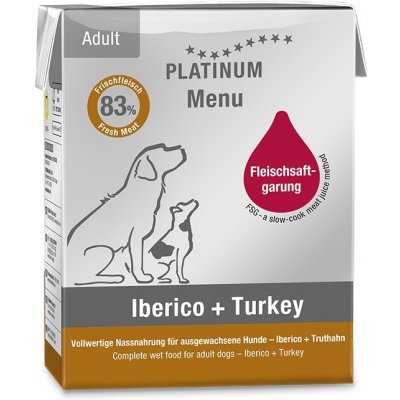 Platinum Natural Menu Iberico & Turkey 185 g