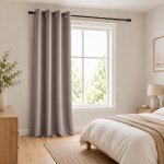 MyBestHome ZET Zatemňovací závěs BLACKOUT DONA šedá 206 s kroužky 140x250 cm – Hledejceny.cz