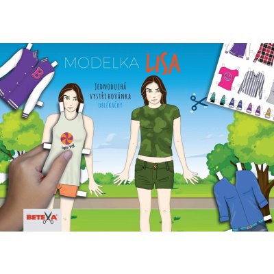 modelka Lisa jednoduchá vystřihovánka – Hledejceny.cz