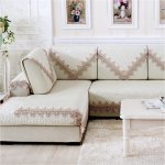 Mybesthome přehoz na pohovku s ozdobnou krajkou BAROCCO béžová 90 x 90 cm – Sleviste.cz