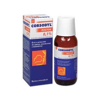 Corsodyl ústní voda 0.1% 200 ml