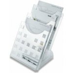 Helit Tranzit trojdílný stojan na katalogy transparentní 240 × 300 × 330 mm – Zboží Dáma