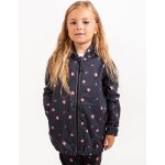 Unuo dětská bunda do deště Unuo Květiny černá – Sleviste.cz