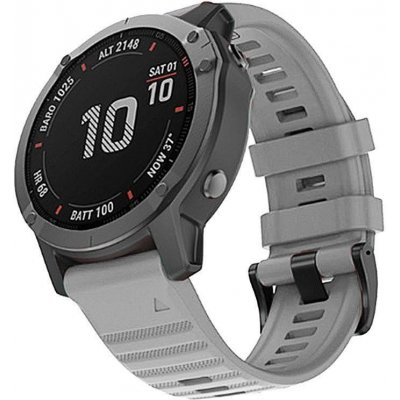 RhinoTech řemínek pro Garmin QuickFit silikonový outdoor 22mm šedý RTSS-014-GY