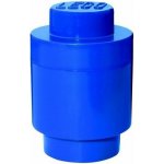 LEGO® úložný box kulatý 12,3 x 18,3 cm modrá – Zboží Dáma