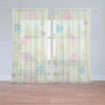 Záclony Srdíčka a spirály XL: 2 ks - 150x250 cm - Sablio – Hledejceny.cz