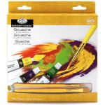 Kvašové barvy, sada se štětci – Zbozi.Blesk.cz