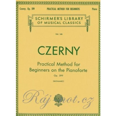 CZERNY. Op.599 Practical Method for Beginners Praktická cvičení pro začátečníky klavír – Zboží Mobilmania