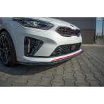 Maxton Design spoiler pod přední nárazník ver.2 pro Kia Cee'd Mk 3/ProCeed GT, černý lesklý plast ABS – Hledejceny.cz