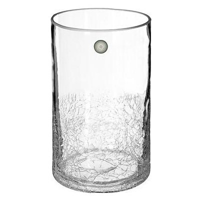 Skleněná váza Crackle 20 cm transparentní moderní do obýváku na květiny Atmosphera – Hledejceny.cz