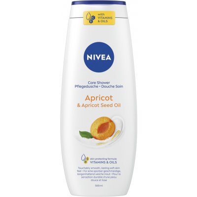 Nivea Apricot & Apricot Seed Oil pečující sprchový gel 500 ml – Sleviste.cz